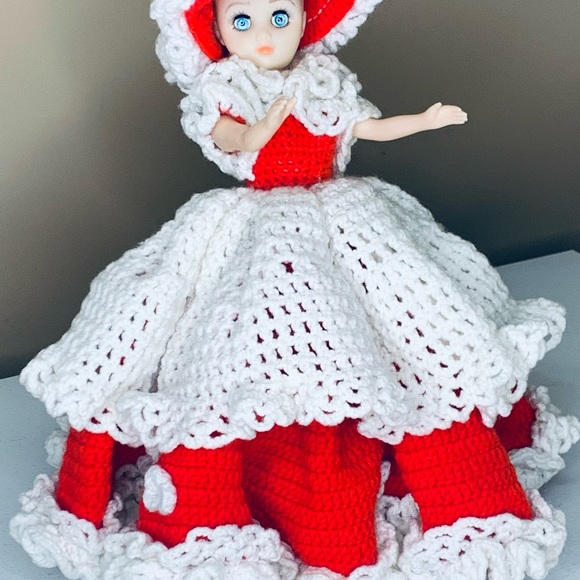 Vintage Crochet Bed Doll - Picture 6 of 6